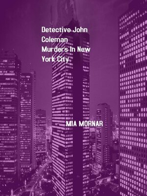cover image of Detective John Coleman Murders in New York City